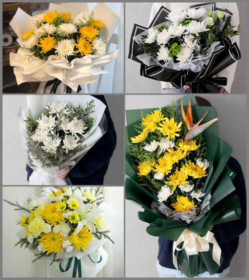 安徽六安市霍邱县新店镇黄泊渡村白事花束代送